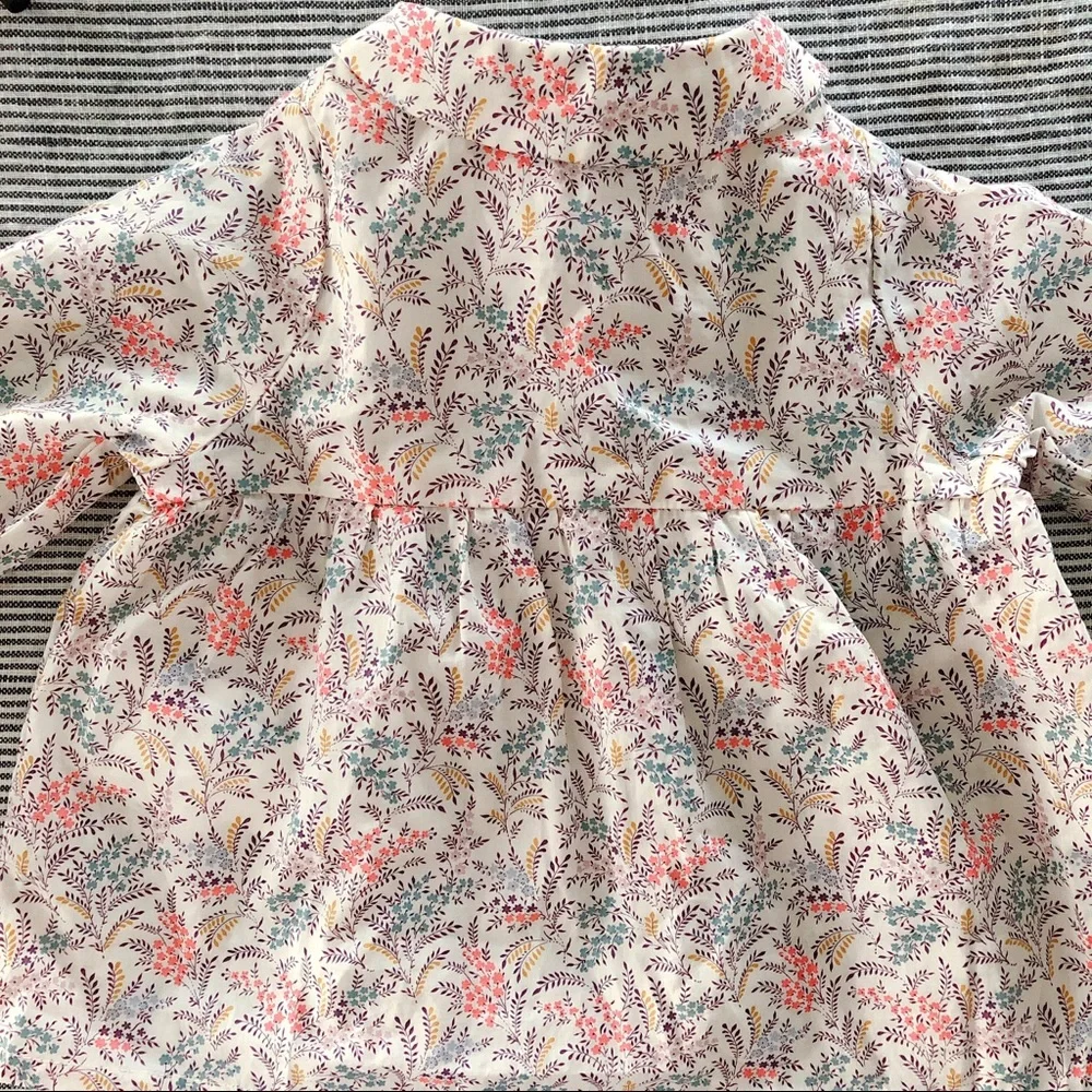 Cyrillus Floral Kids Blouse - Multicolor - Picture 4 of 5